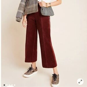 Like New Rust Pilcro High-Rise Wide-Leg Corduroy Pants, Size 27